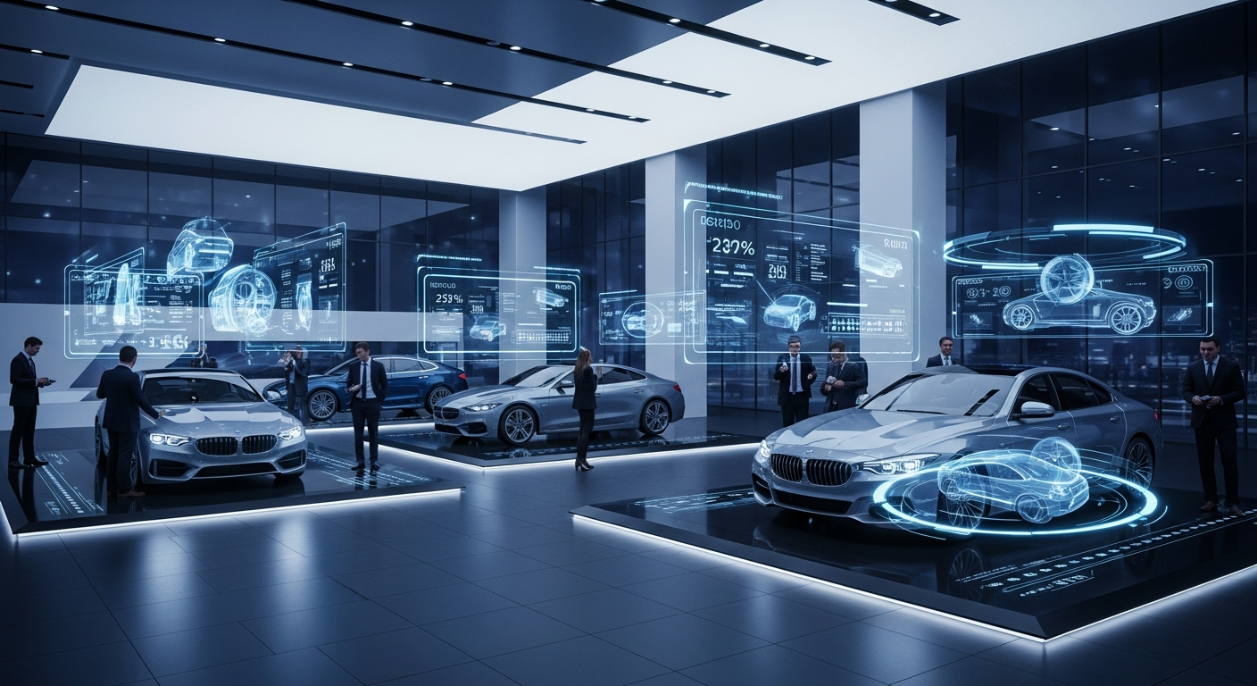 Modernes Autohaus Digital